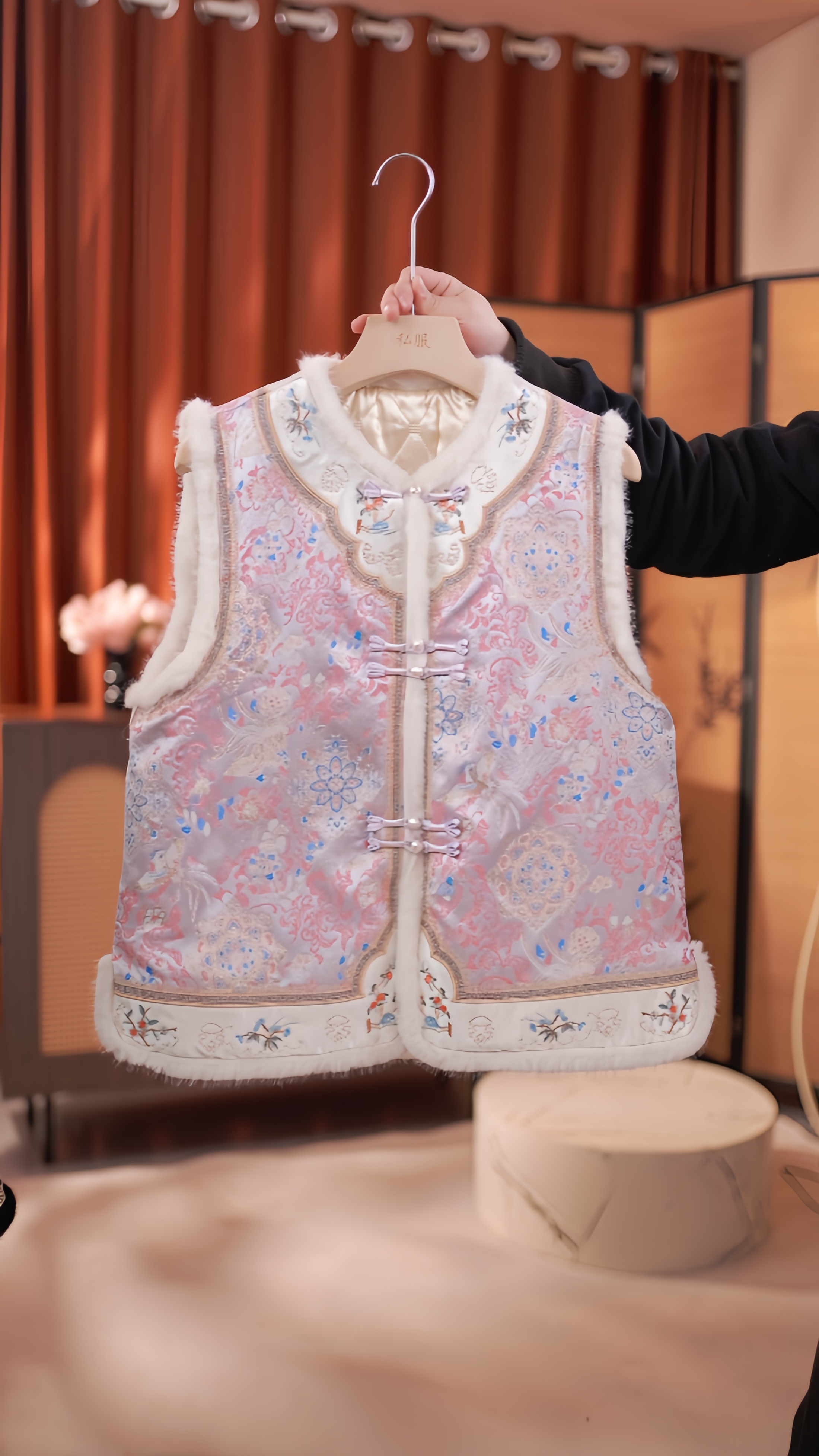 【念奴娇】新中式国风提花加厚马甲（D285）