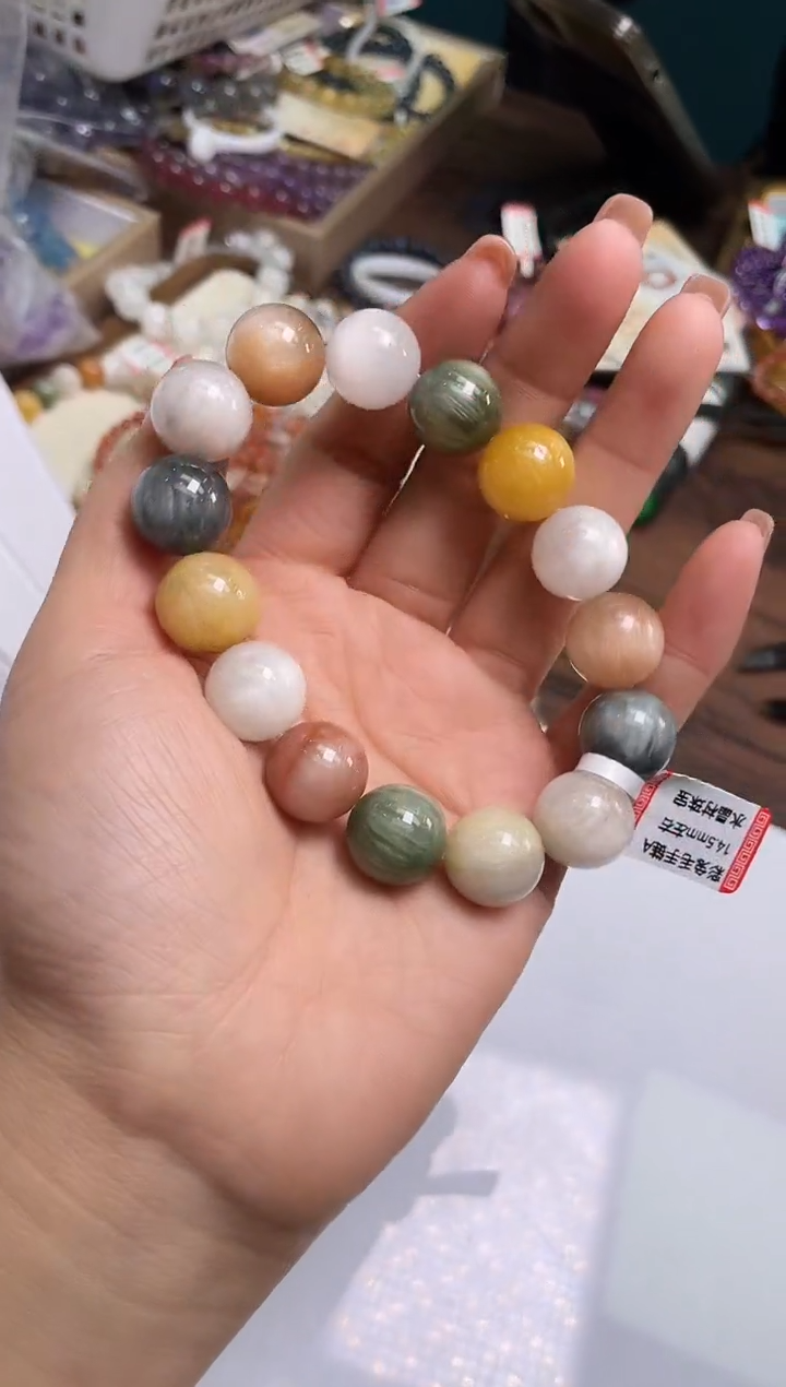【闪购商品】水晶手串14.5/112未镶嵌多样性发一件