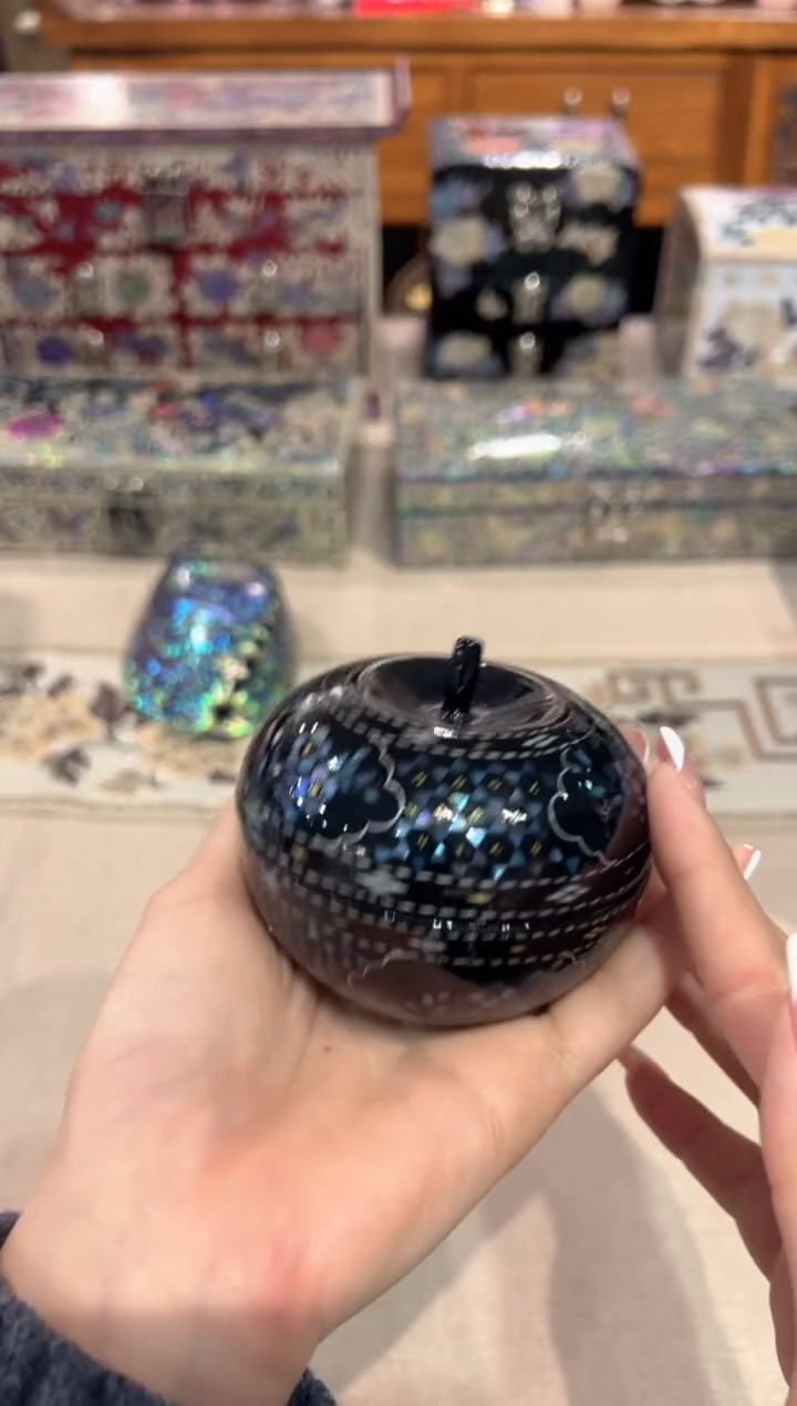 【闪购商品】微瑕老货贝雅螺钿漆器文化馆