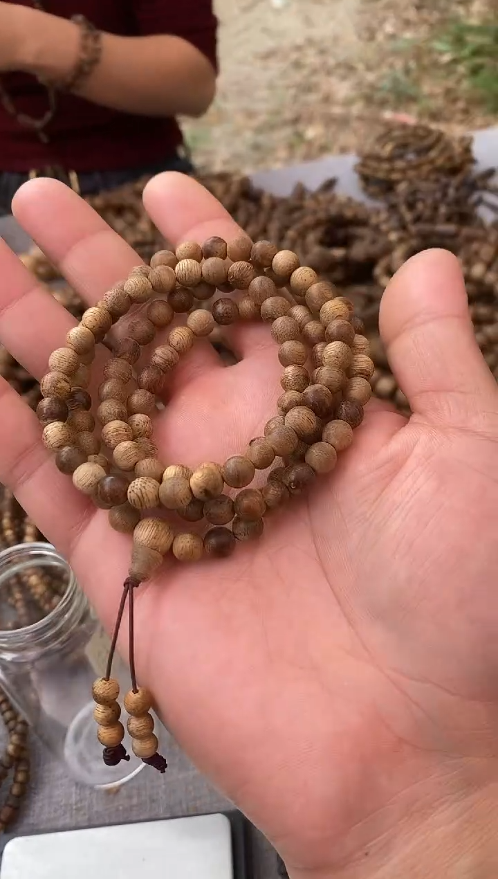 【闪购商品】沉香手串菩萨其06圆珠多圈野棋楠手串多样性发一