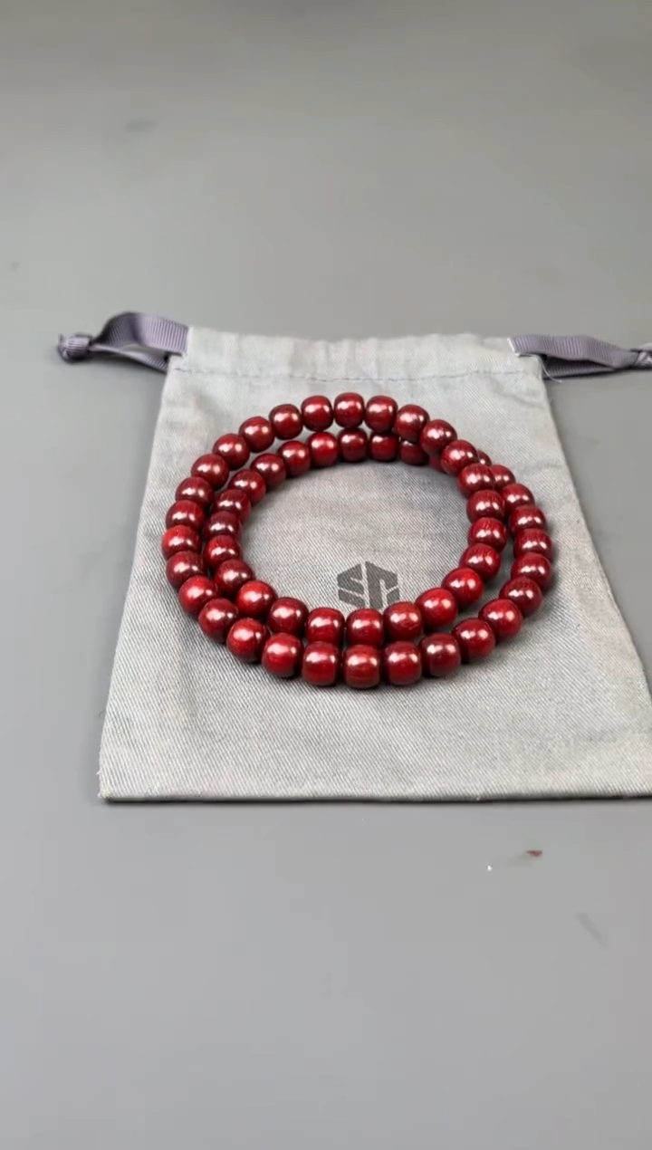 檀香紫檀（小叶紫檀）手串/手链印度小叶紫檀 9x10x54