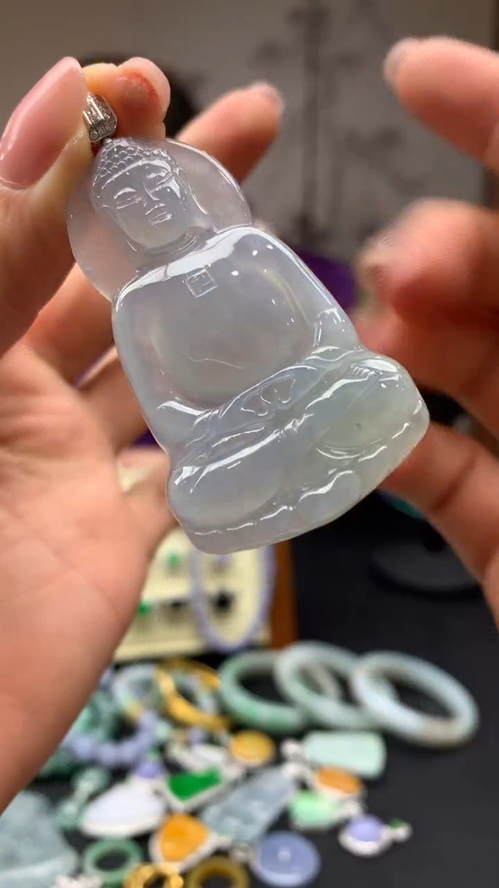 【闪购商品】翡翠颈饰未镶嵌3-天然翡翠
