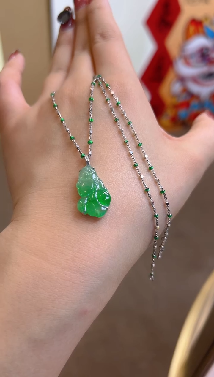 【闪购商品】翡翠吊坠(不含链)18K金镶嵌多样性团购发一件