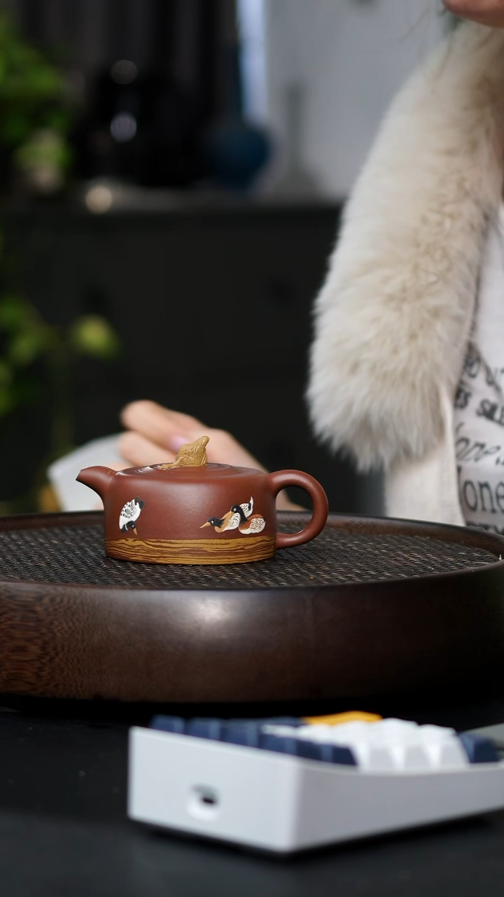 老*JCY-0400春江水暖鸭先知-紫泥-145cc