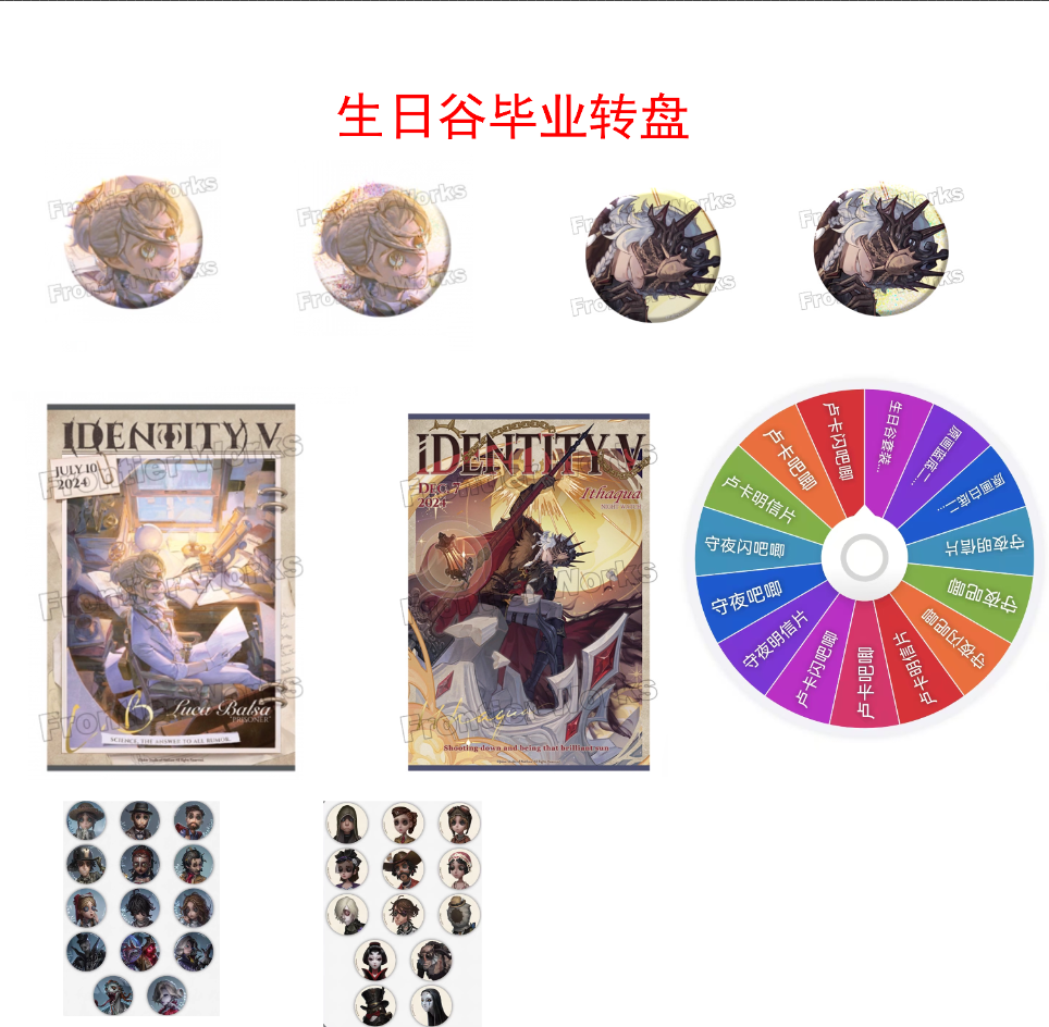 日谷【第五人格】生日谷毕业转盘