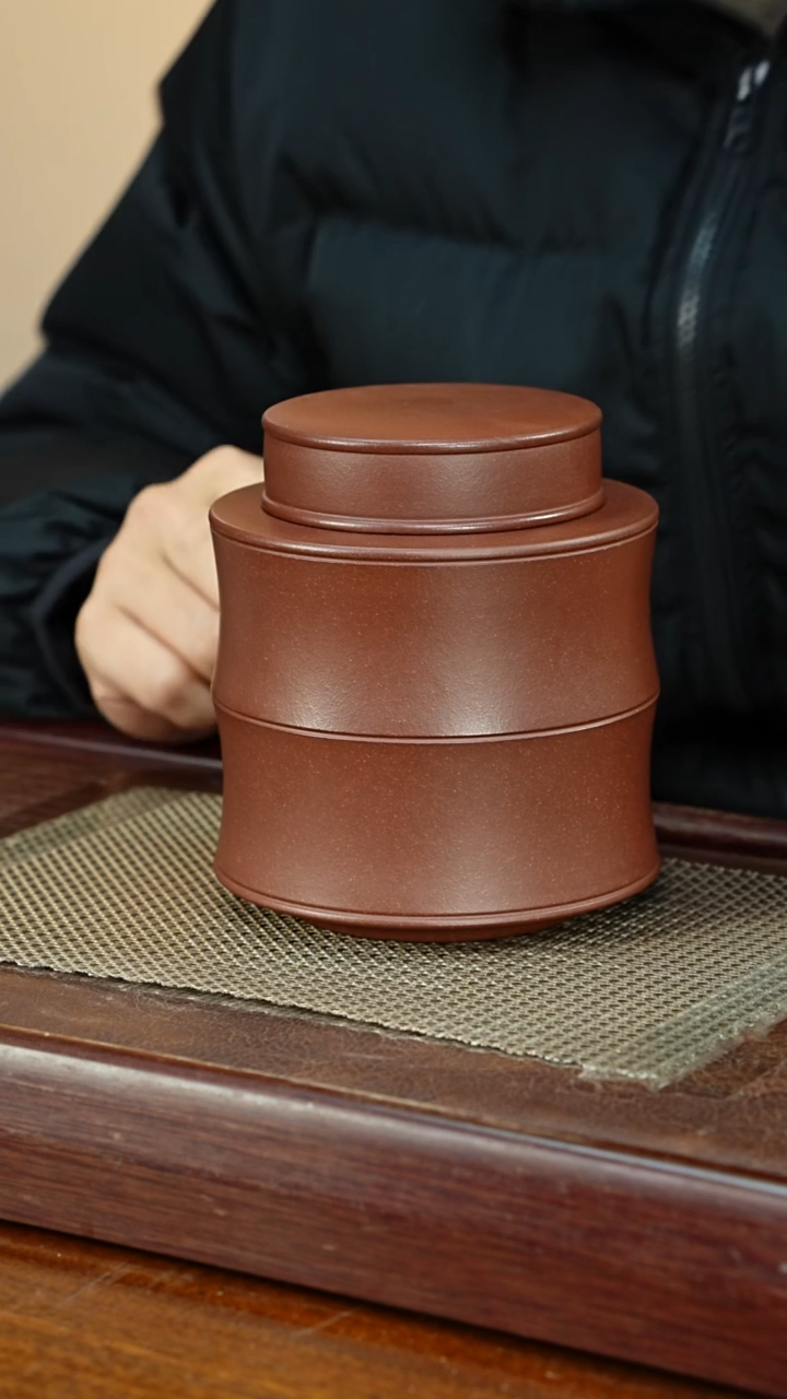 宜兴原矿紫砂茶叶罐