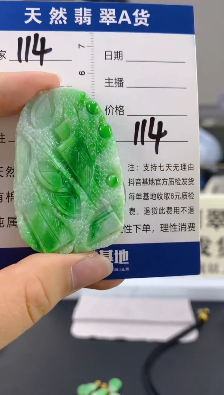 【闪购商品】翡翠颈饰未镶嵌天然A货翡翠