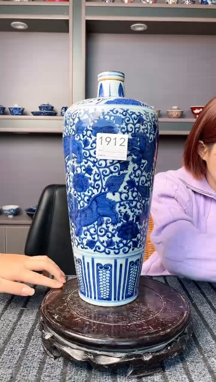 【闪购商品】摆件景德镇陶瓷毛仔柴窑1912