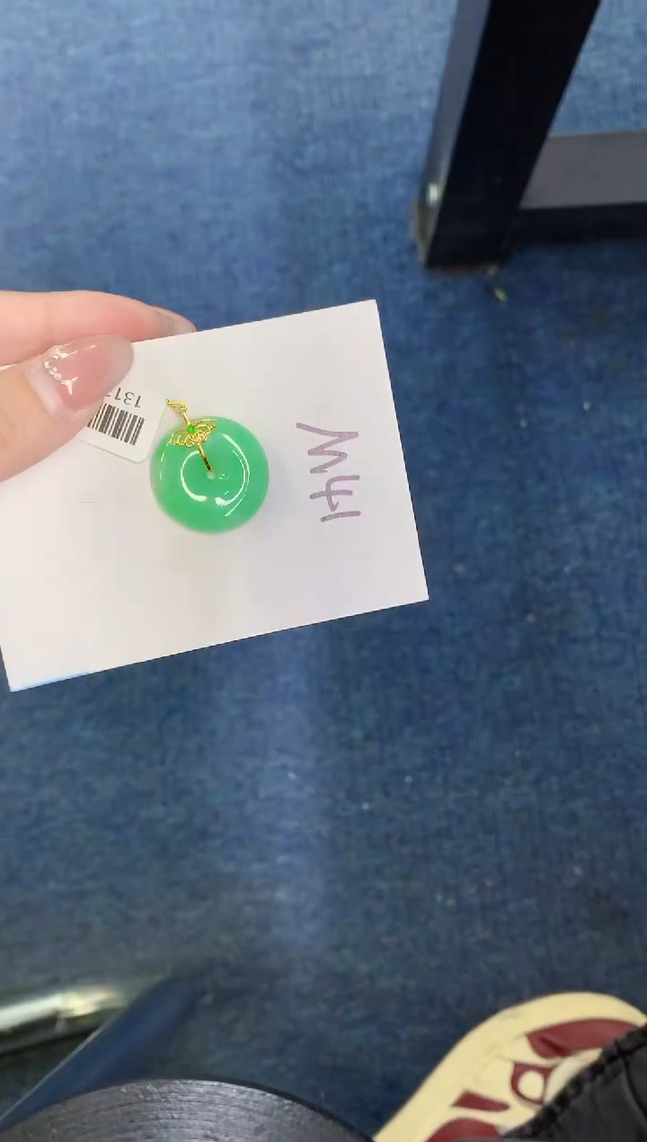 【闪购商品】翡翠颈饰18K金镶嵌000000000