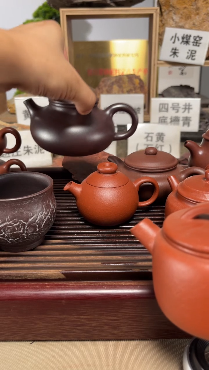 茶壶紫砂大**蛋纯石红容天