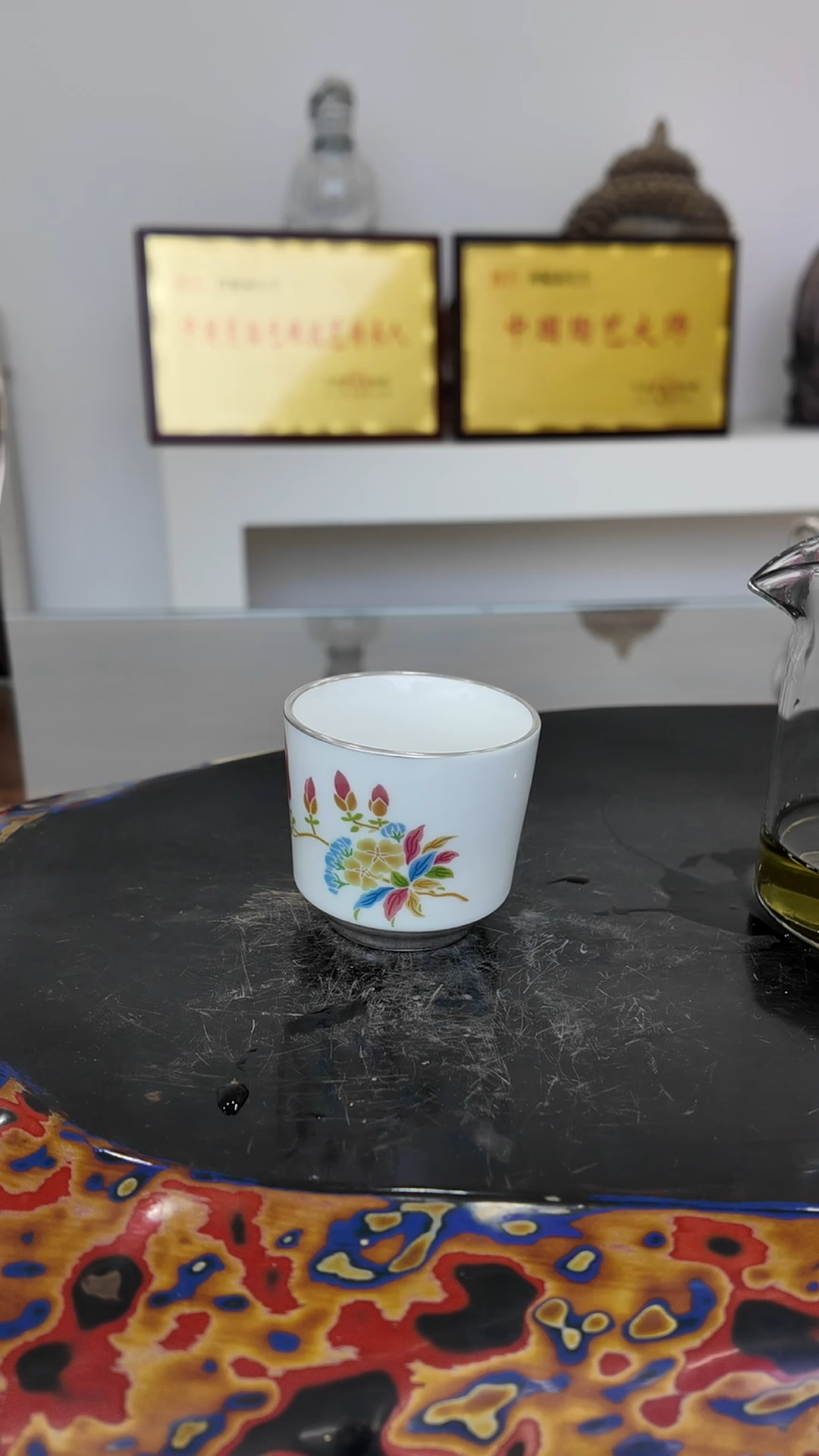 何赋森甄选——刺绣直筒杯