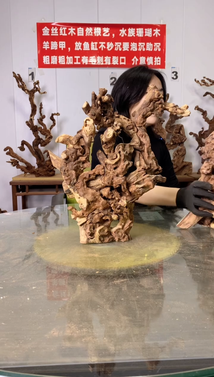 【闪购商品】木金丝红木 羊蹄甲