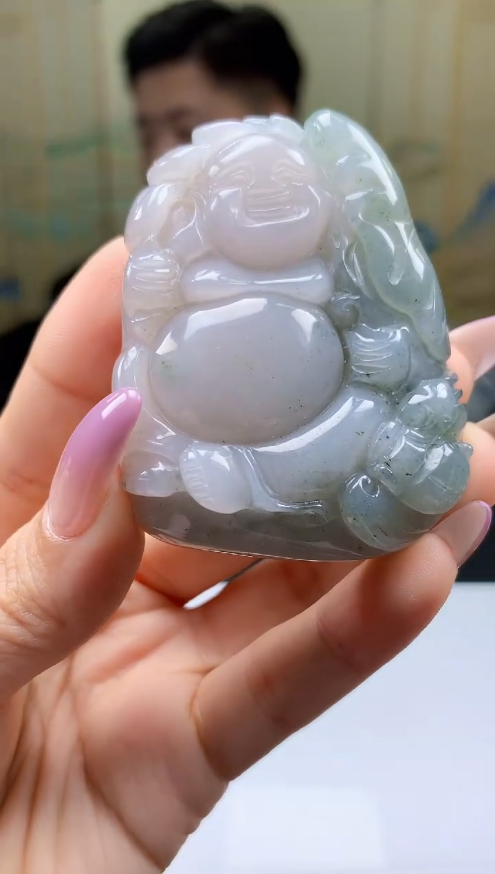 【闪购商品】定制翡翠未镶嵌4917ty-毛货挂件132