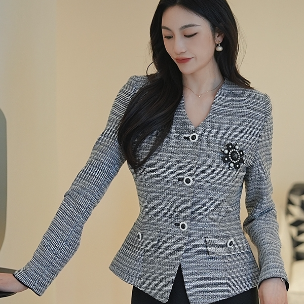 2025年新款设计感小香风百搭短外套气质收腰显瘦MOGD09WJK007B12