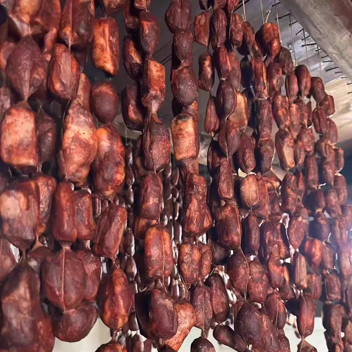 四川农家烟熏排骨香肠