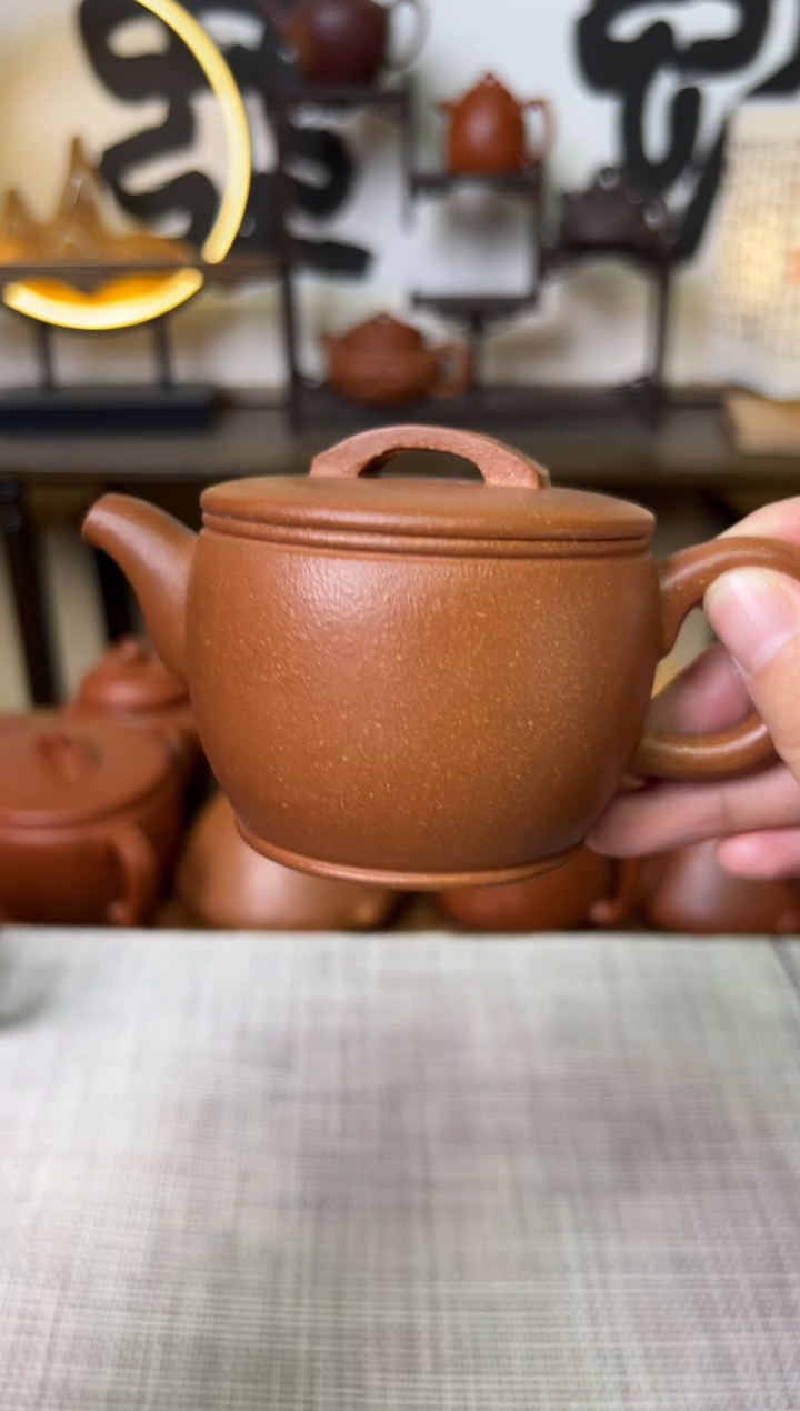 【闪购商品】段泥茶壶独壶黄降坡汉瓦壶150CC