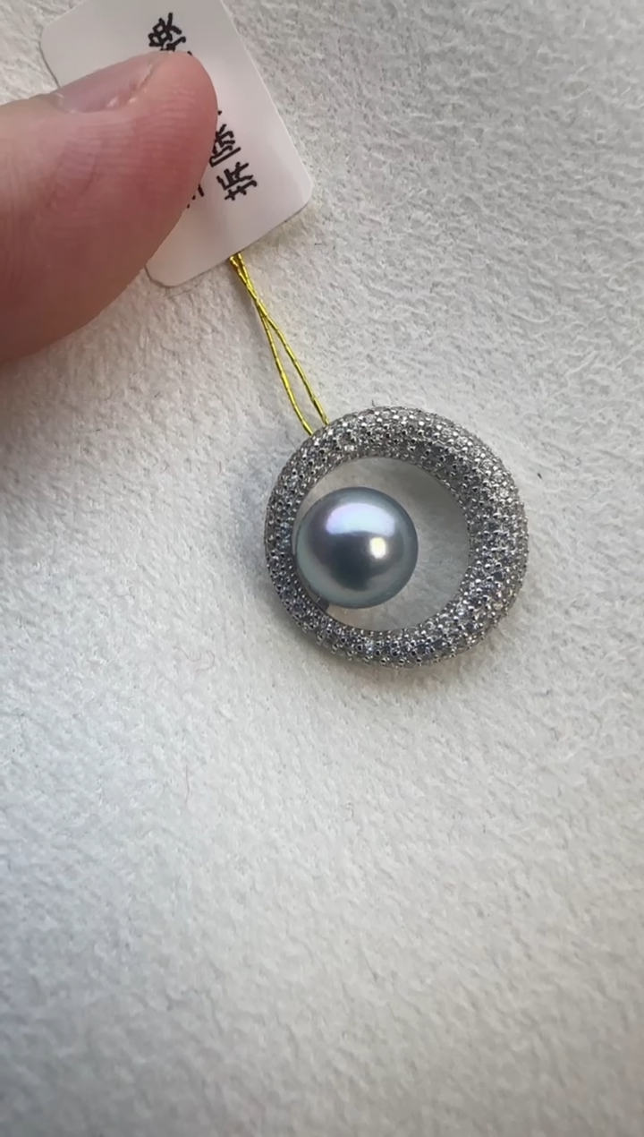 【闪购商品】海水珍珠颈饰银S925镶嵌8.2