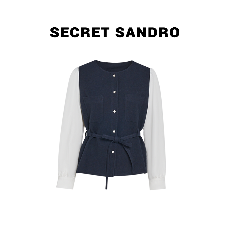 【蓝莓】【多娜&Secret Sandro粉丝专享】上衣 S25226017N