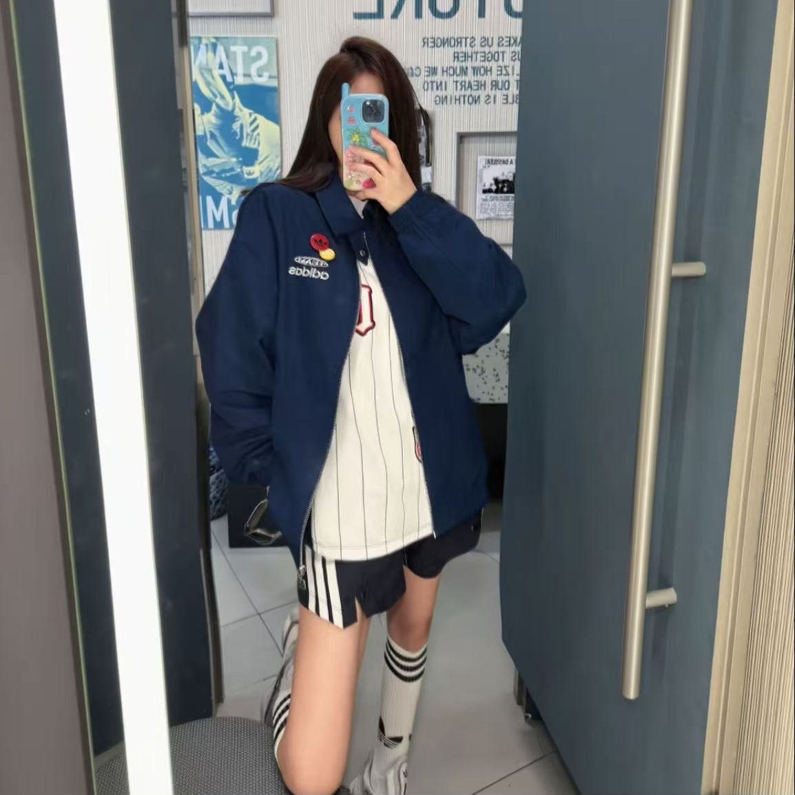 adidas/阿迪达斯TEAM JACKET 男款时尚运动夹克外套-KC0135