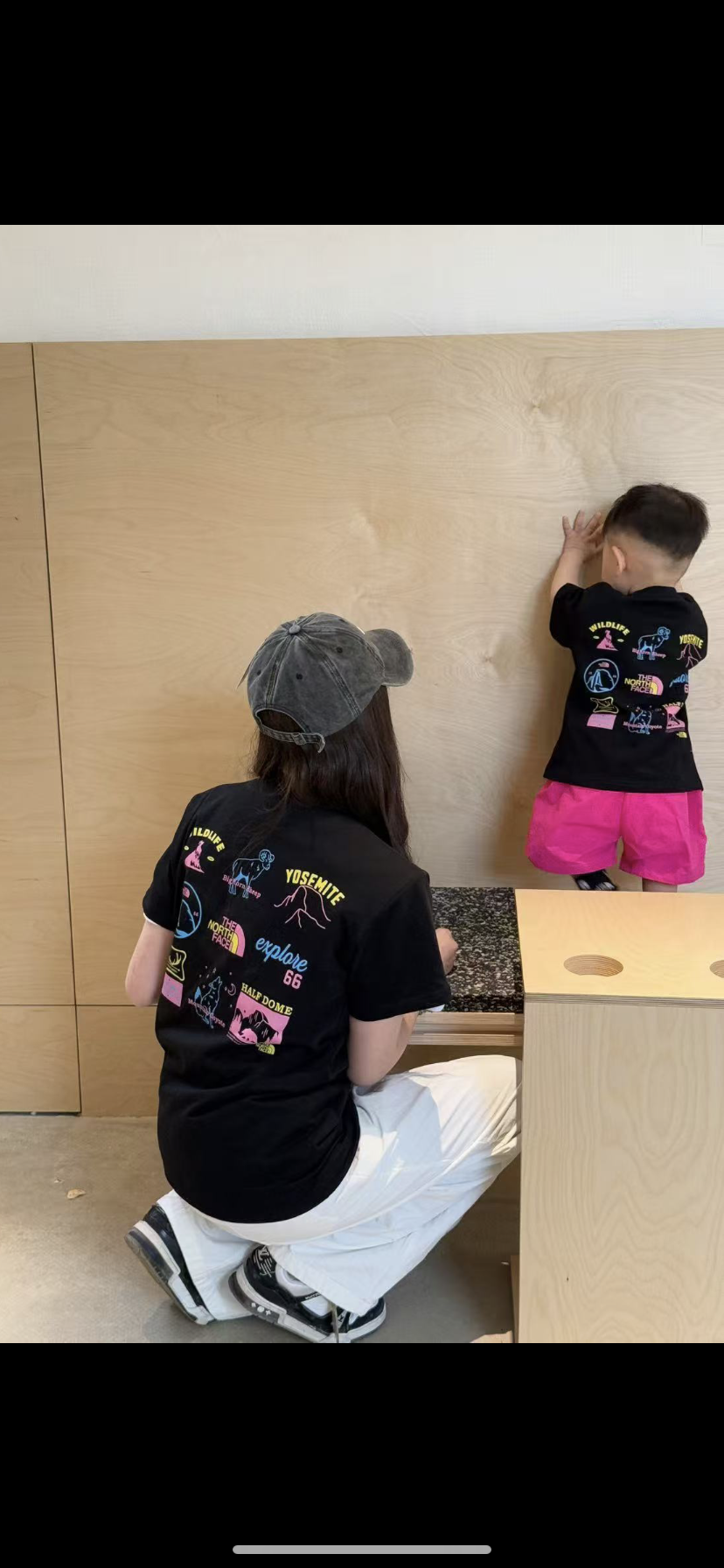 【亲子装】潮牌短袖百搭时尚儿童短袖洋气印花