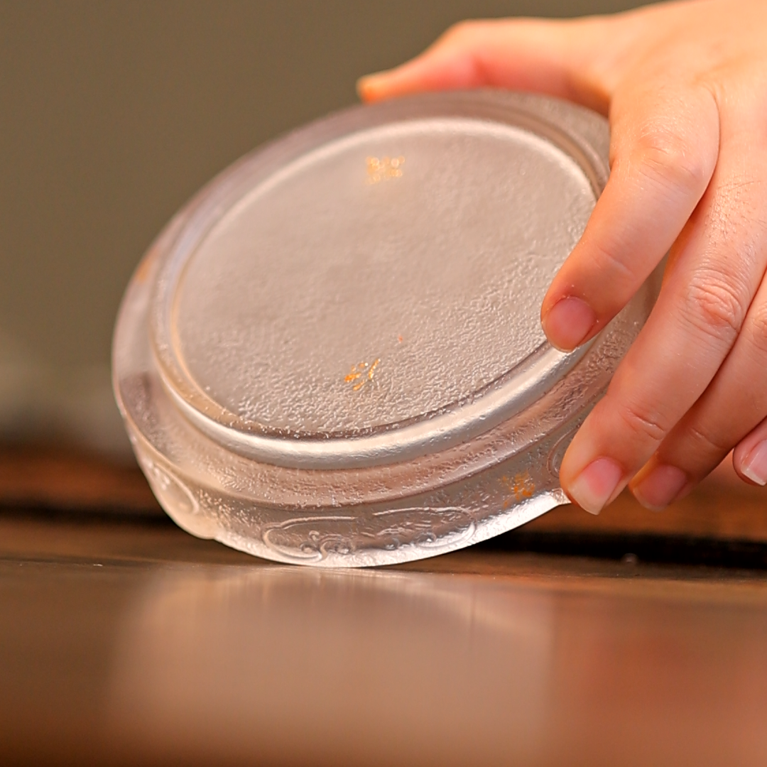 【陶珊居】祥云落金壶承zyt-A009直径：130 高度：35