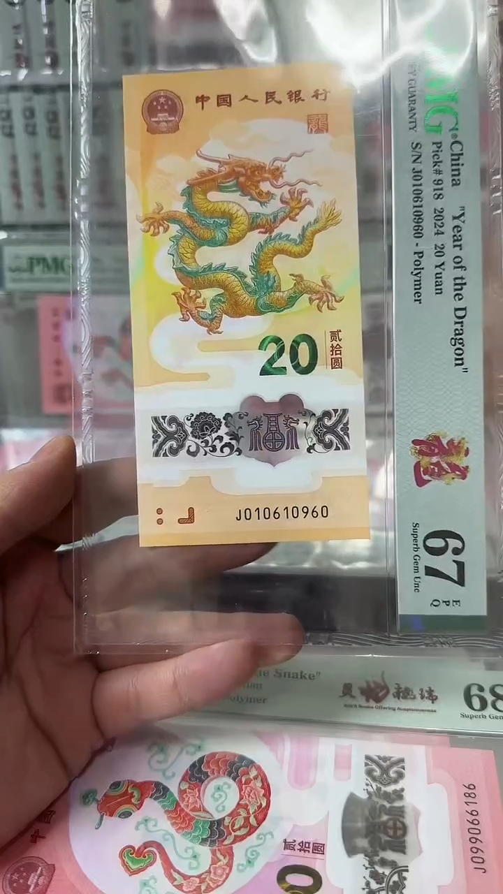 塑料010610960-龙钞单张