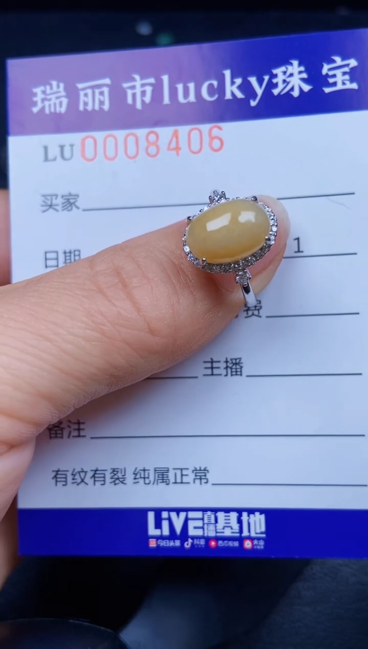 【闪购商品】翡翠颈饰银S925镶嵌8406