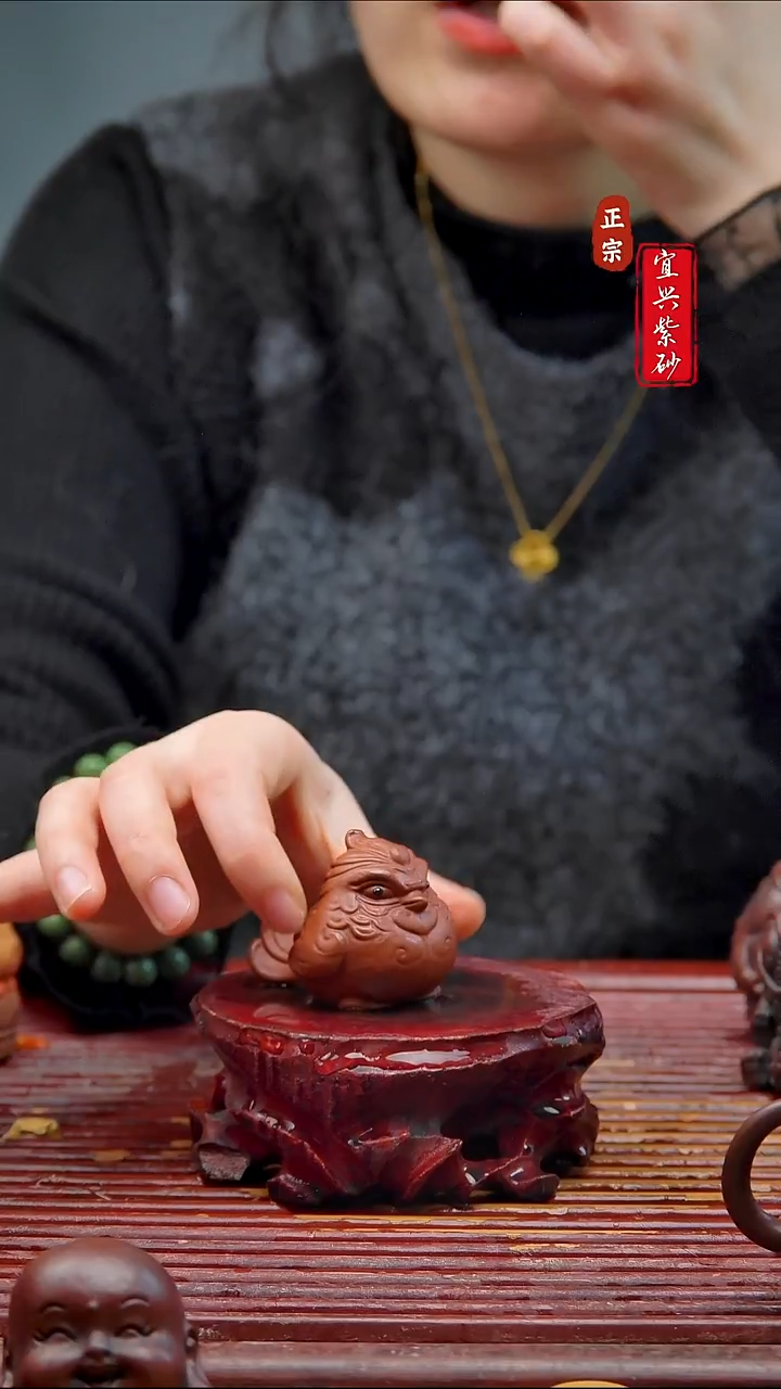 紫砂茶宠宜兴紫砂茶宠摆件