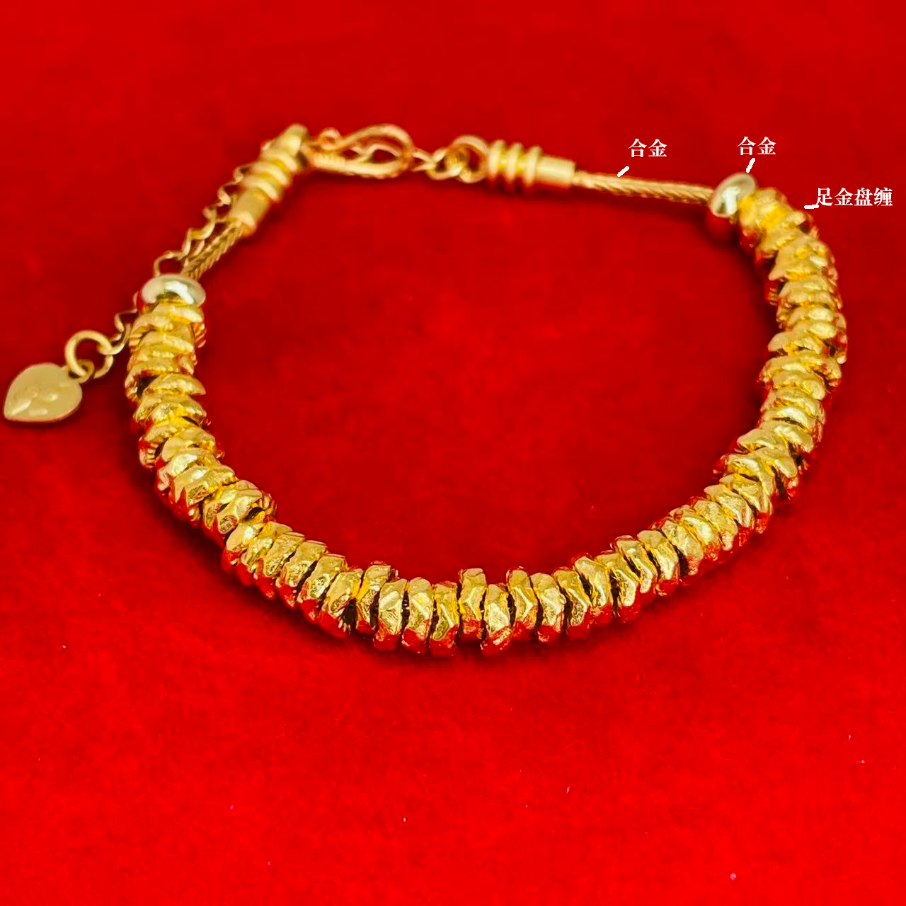 【小凤专属】足金999盘缠卡5-6mm赠DIY链子DIY经典搭配系列60