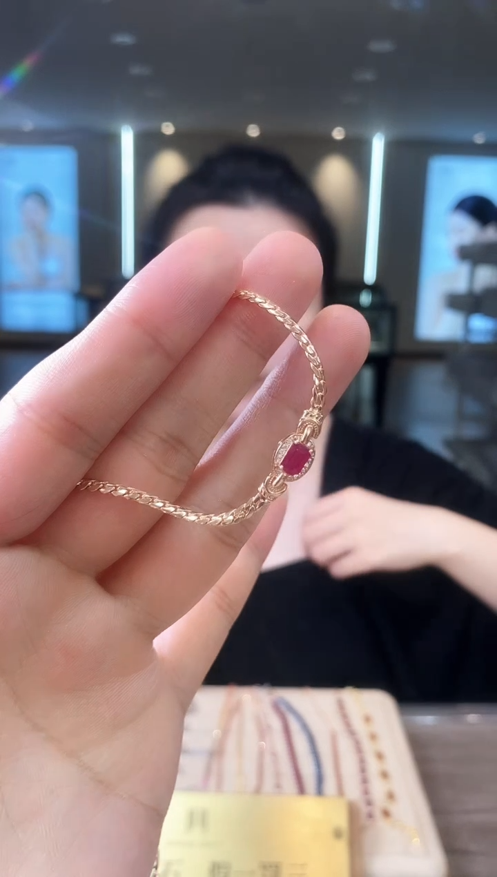 【闪购商品】红宝石项链银S925镶嵌09