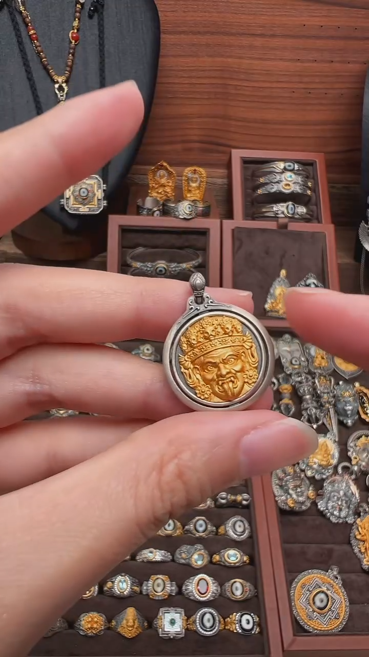 吊坠925银无扎基拉姆吊坠