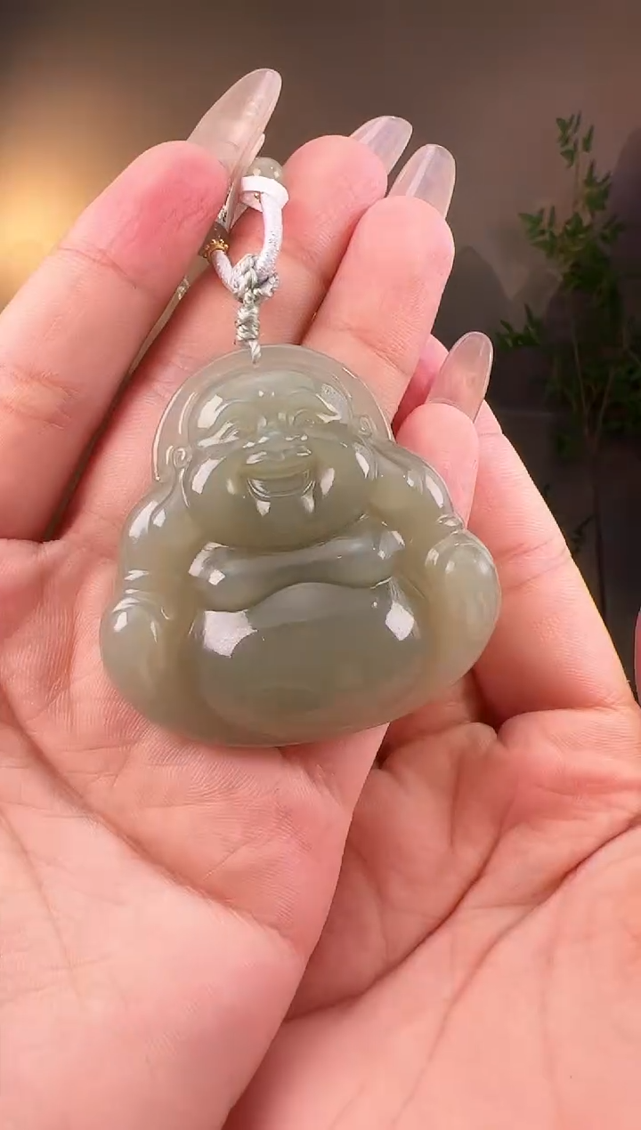 【闪购商品】和田玉颈饰未镶嵌佛公3409