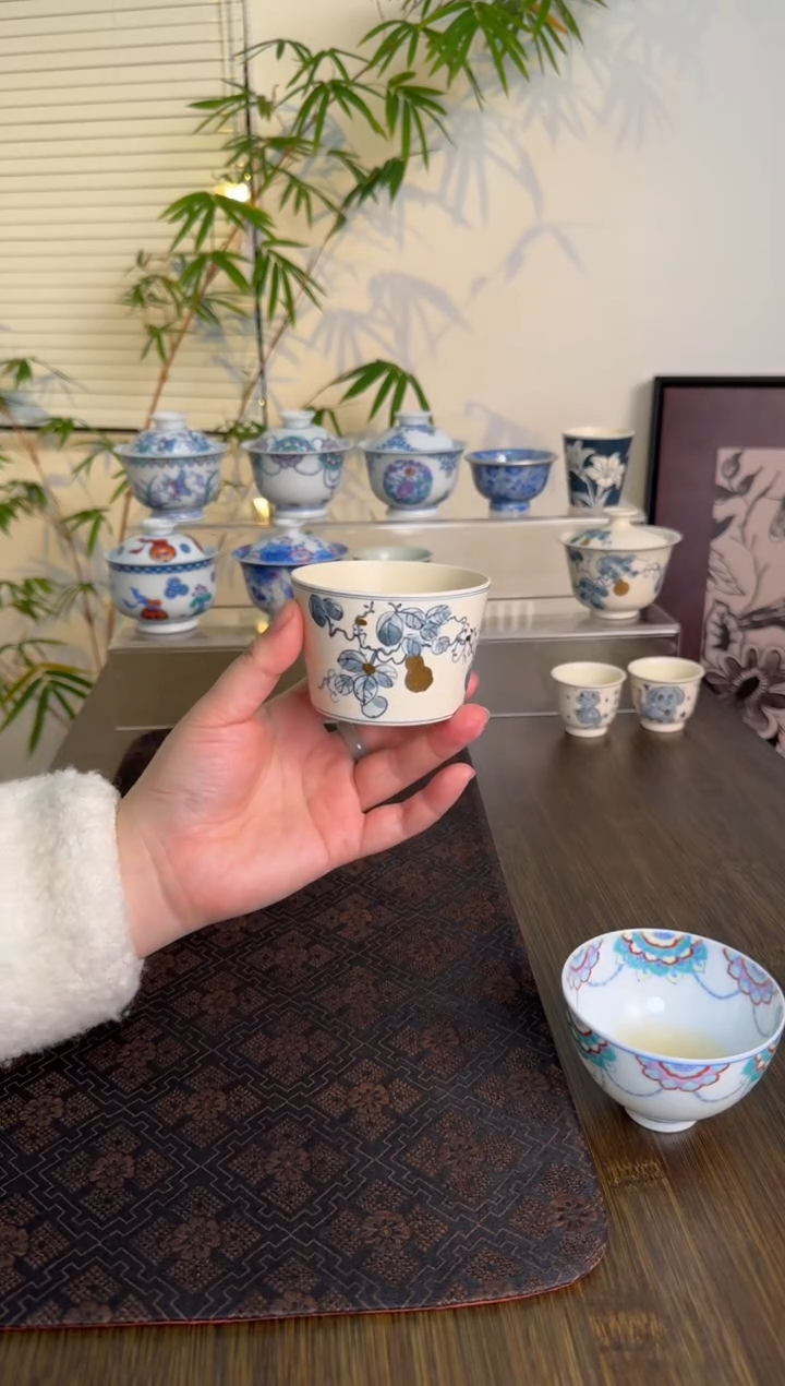 【闪购商品】景德镇手绘茶杯茶杯