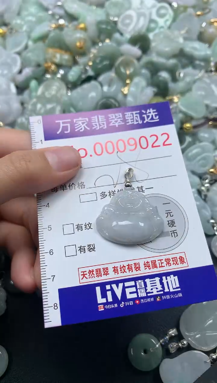 吊坠(不含链)未镶嵌翡翠9022