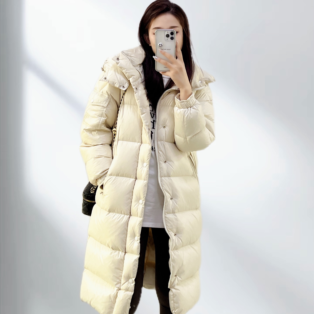 【LTYY】2025冬季新款情侣款欧货加长加厚男女同款大码羽绒-607