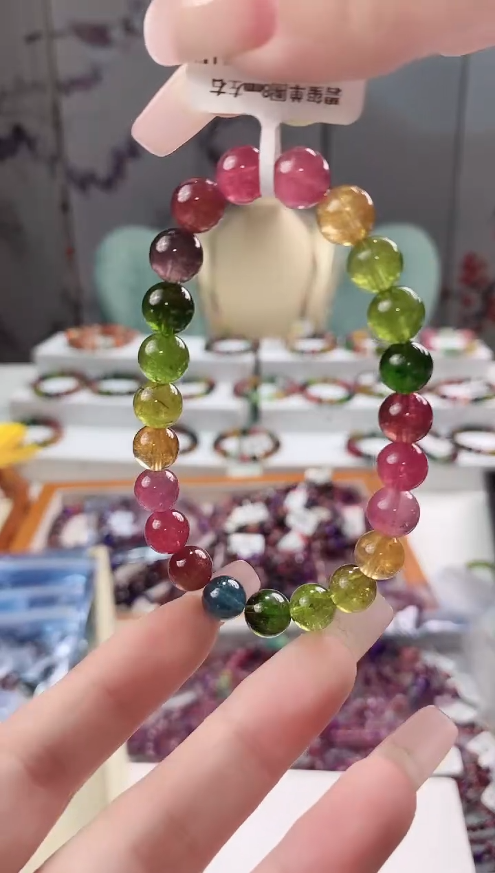 【闪购商品】碧玺单圈8*未镶嵌多人多样性发其一