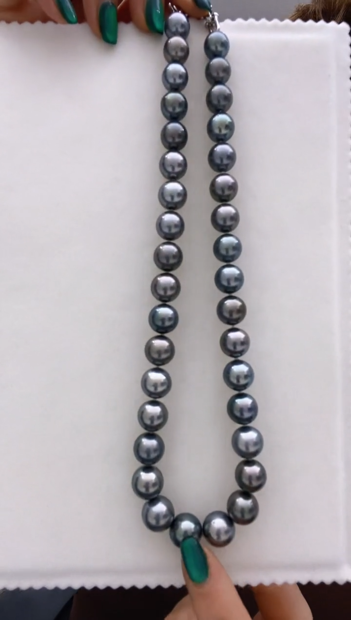 【闪购商品】海水珍珠项链未镶嵌266 10-12.5mm