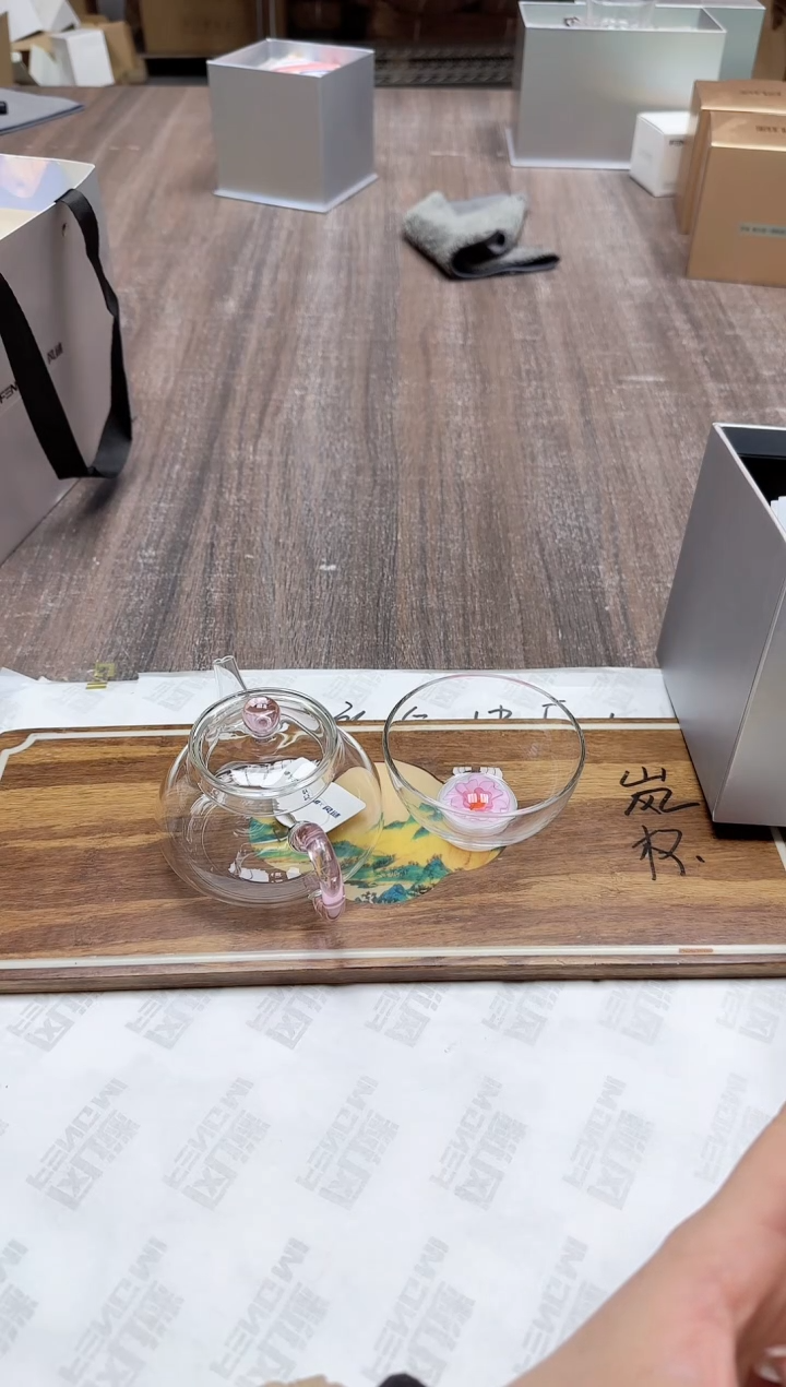 【闪购商品】其他风谜喜乐壶粉+粉色花杯