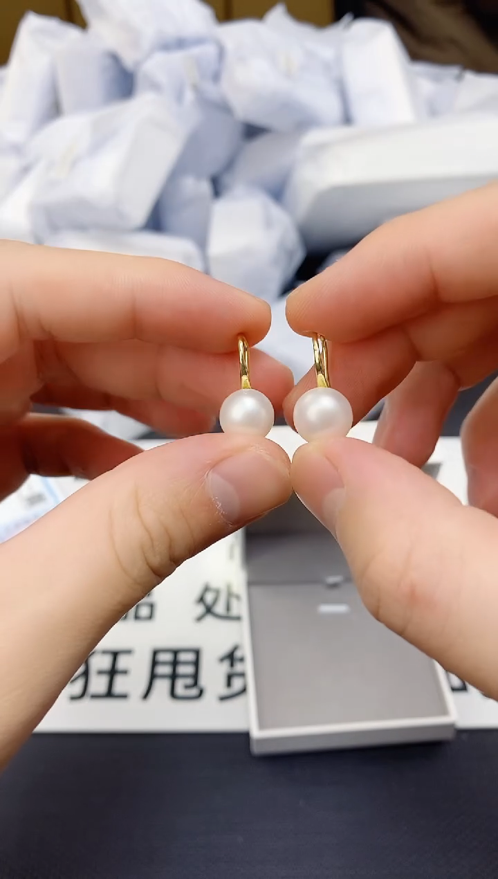 未镶嵌耳饰淡水珍珠ED1032