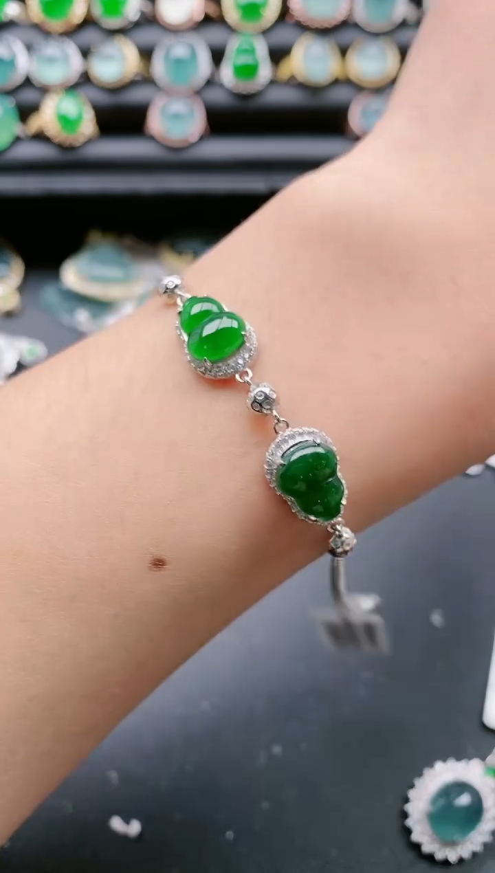 【闪购商品】翡翠戒指银S925镶嵌1111111