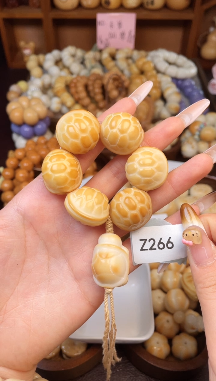 手串菩提根/象牙果Z266象牙果成品通货乌龟一串