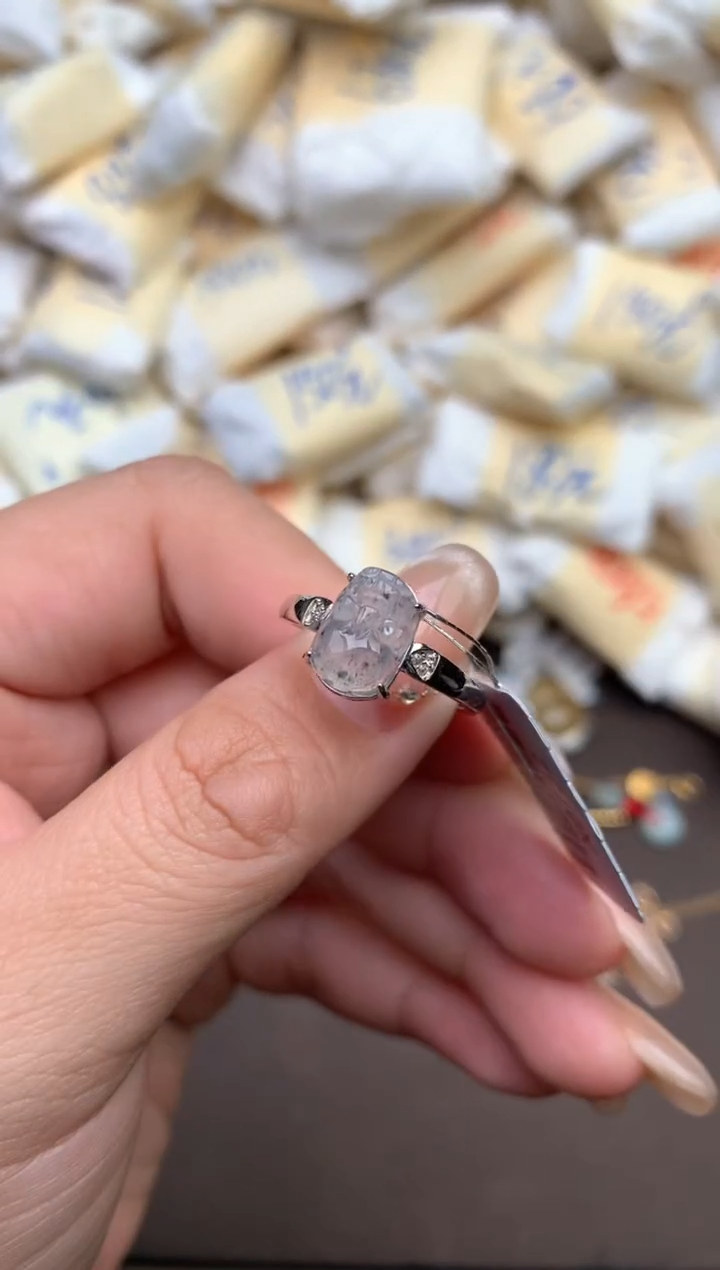 【闪购商品】翡翠戒指银S925镶嵌—