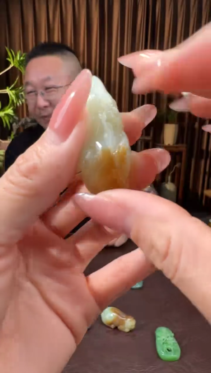 颈饰未镶嵌和田玉104海珠12.10多样性拍一发一