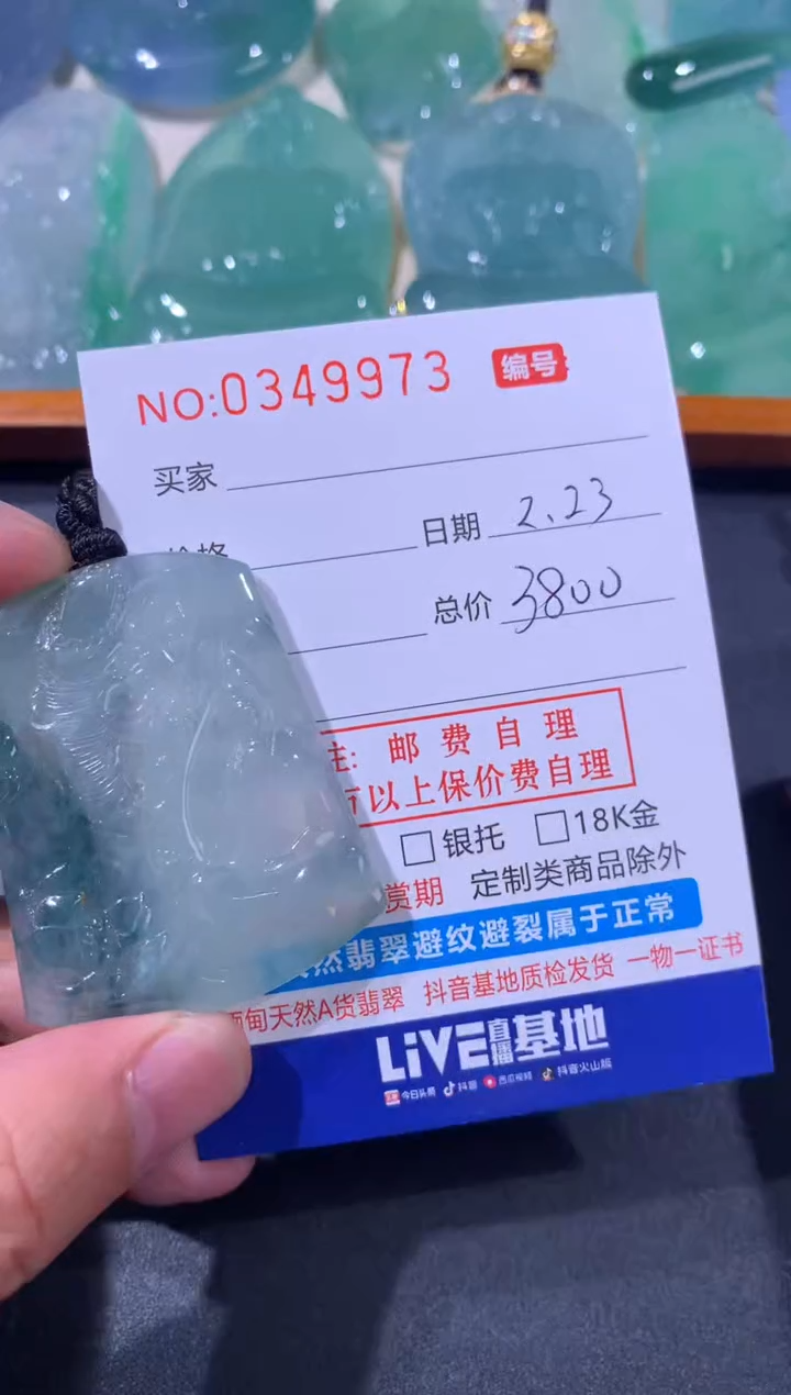 【闪购商品】翡翠颈饰未镶嵌天然A货翡翠