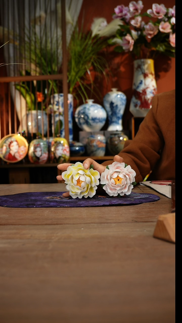 当代当代高温釉下彩手绘陶瓷餐具