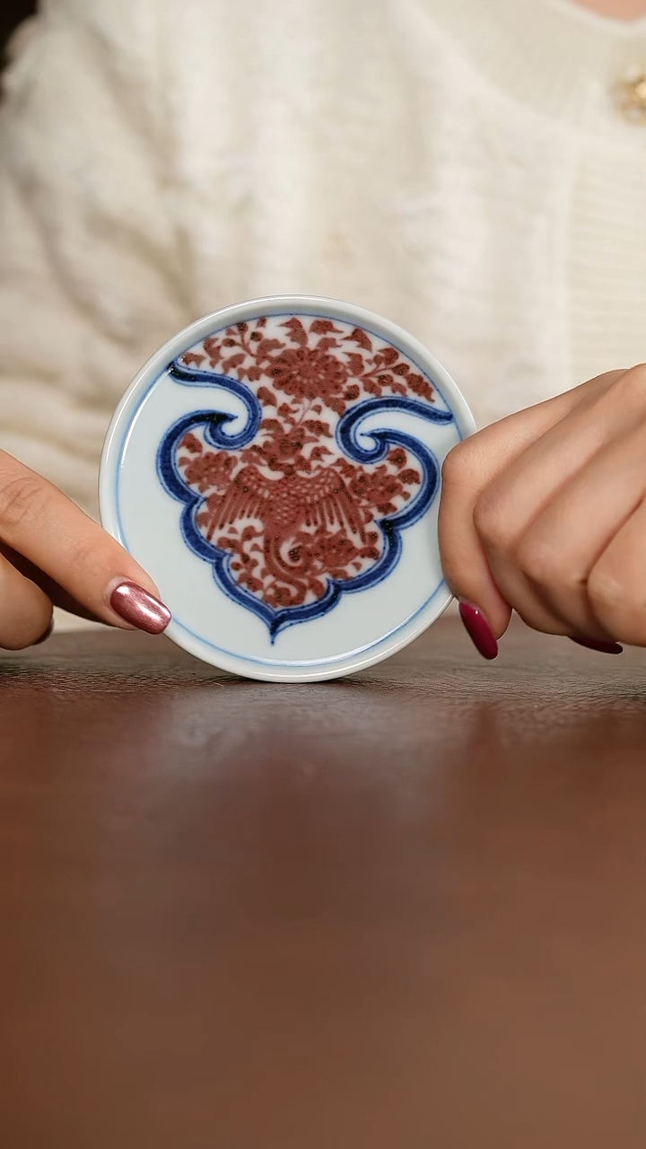 【闪购商品】元青花釉里红盖置