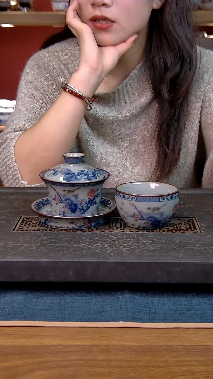 简装家用款2件套 老陶泥开片纹陶瓷茶具