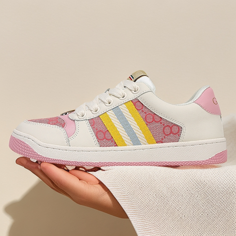 【白粉高奢款】春夏季透气时尚百搭潮流运动鞋经典女鞋休闲板鞋