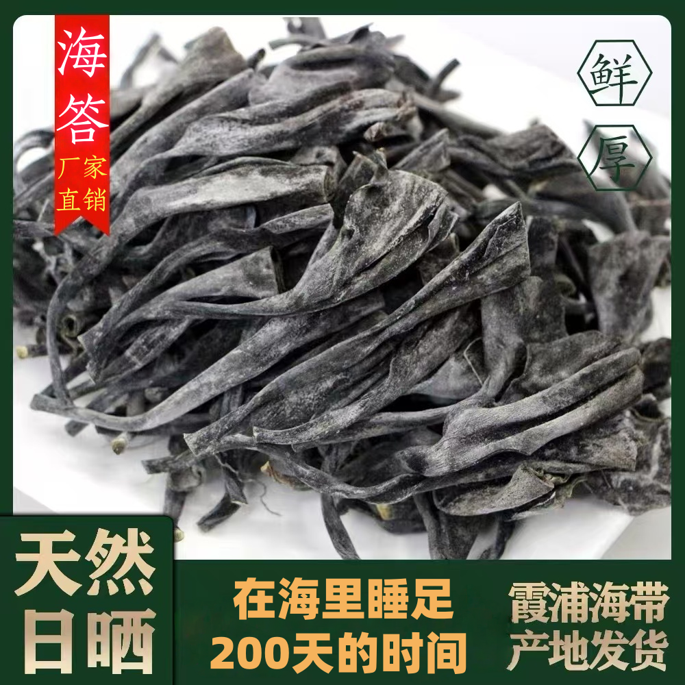 【海答】正宗源头福建霞浦特产海帶头干货自然日晒干煲汤厚实高泡发商品图