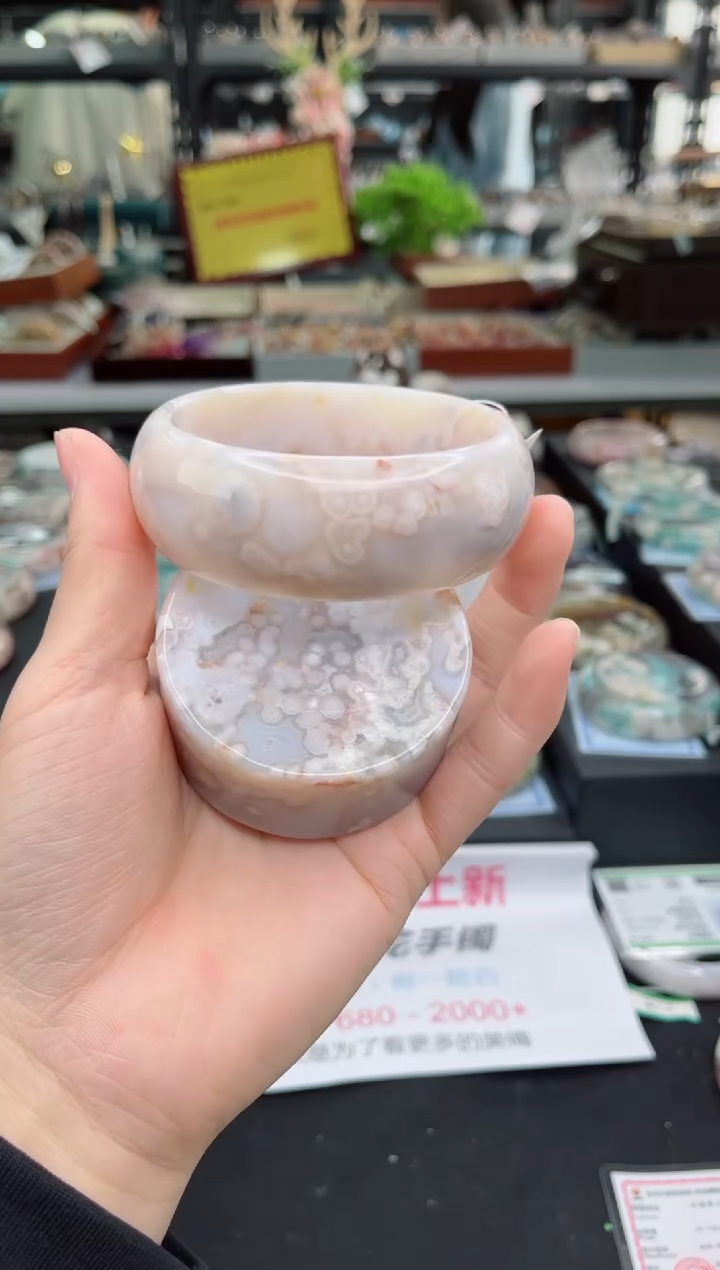 【闪购商品】石英质玉手镯未镶嵌65圈口（赠品镯心）3510272